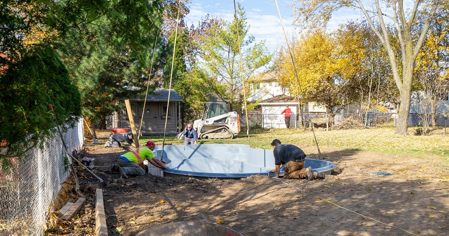 Getting Ready to Install a Fiberglass Pool