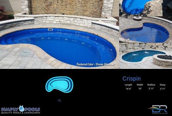 Crispin Fiberglass Pool