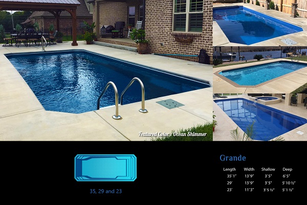 Grande Fiberglass Pool