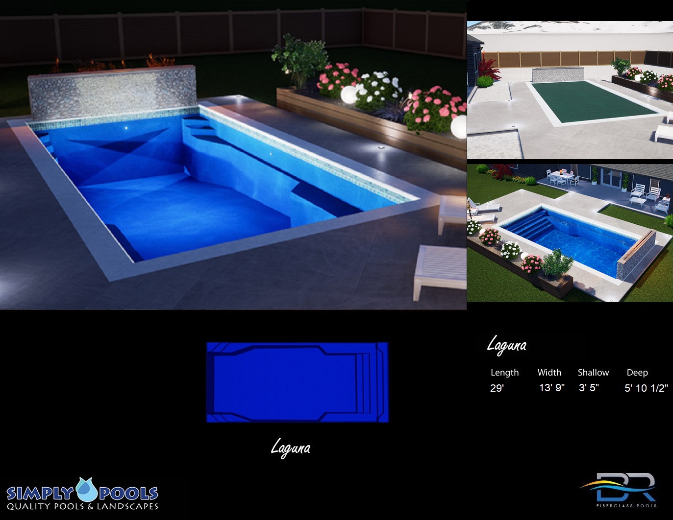 Laguna Fiberglass Pool