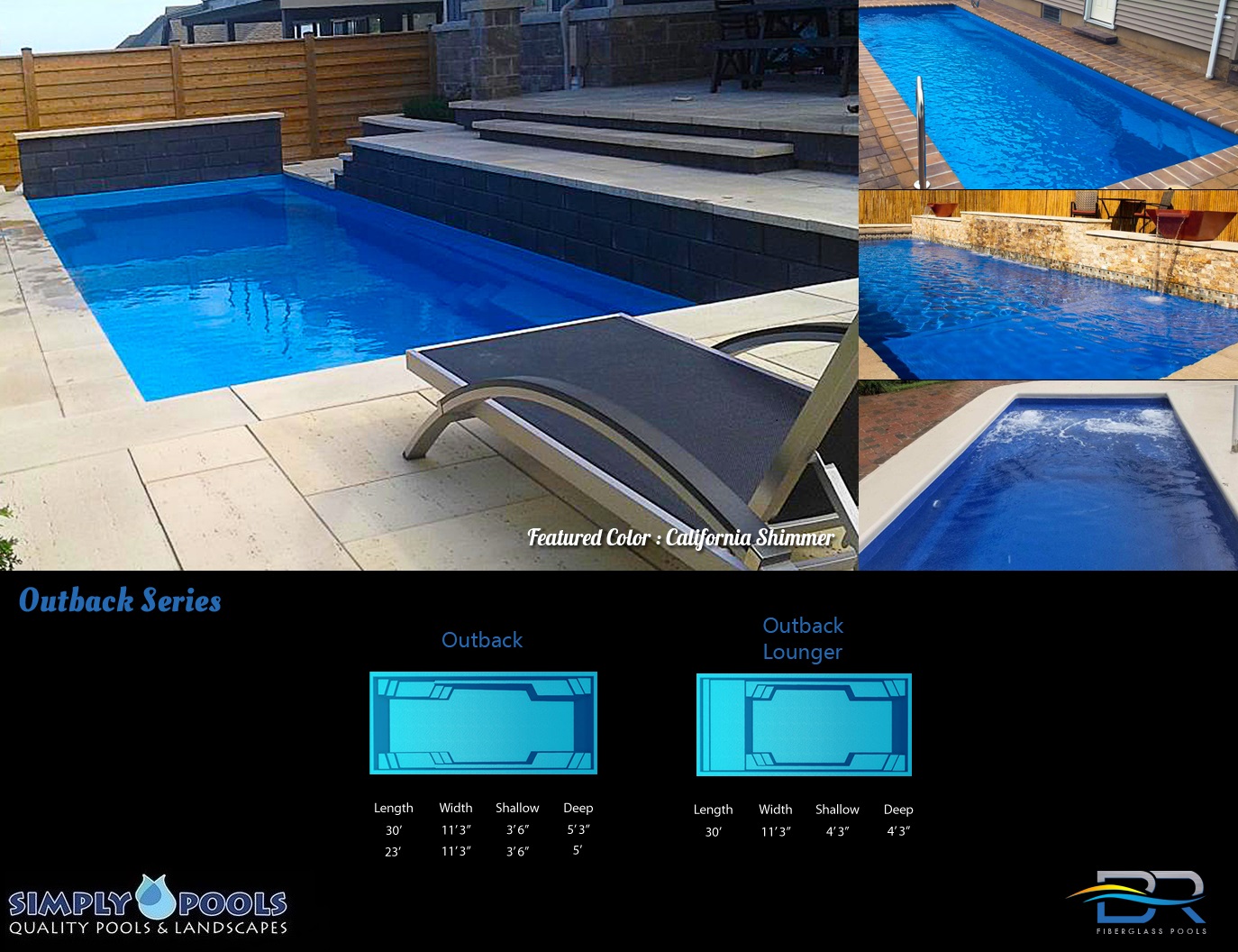 Outback Fiberglass Pool