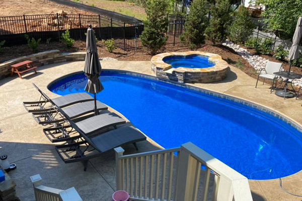 Oyster Fiberglass Pool
