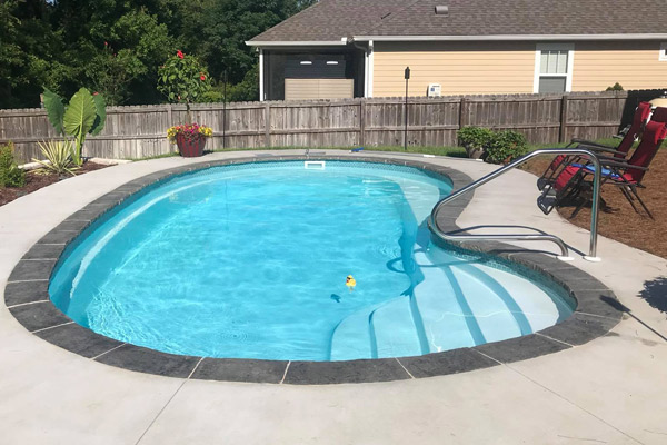 Oyster Fiberglass Pool