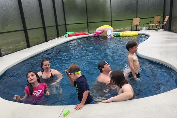 Oyster Fiberglass Pool